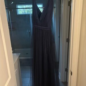 Lulu's Deep Blue Maxi Dress